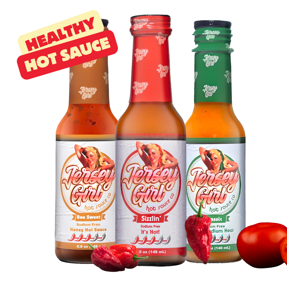 Jersey Girl All Natural Hot Sauce - 3 Pack Variety - Healthy and Clean