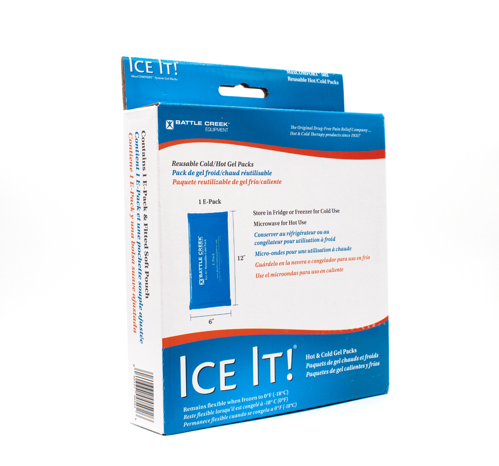 Battle Creek Ice It! Reusable Cold Pack - E Pack Single (Model 502)
