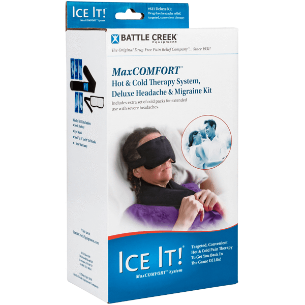 Ice It Hot & Cold Deluxe Headache & Migraine Kit (Model 611)