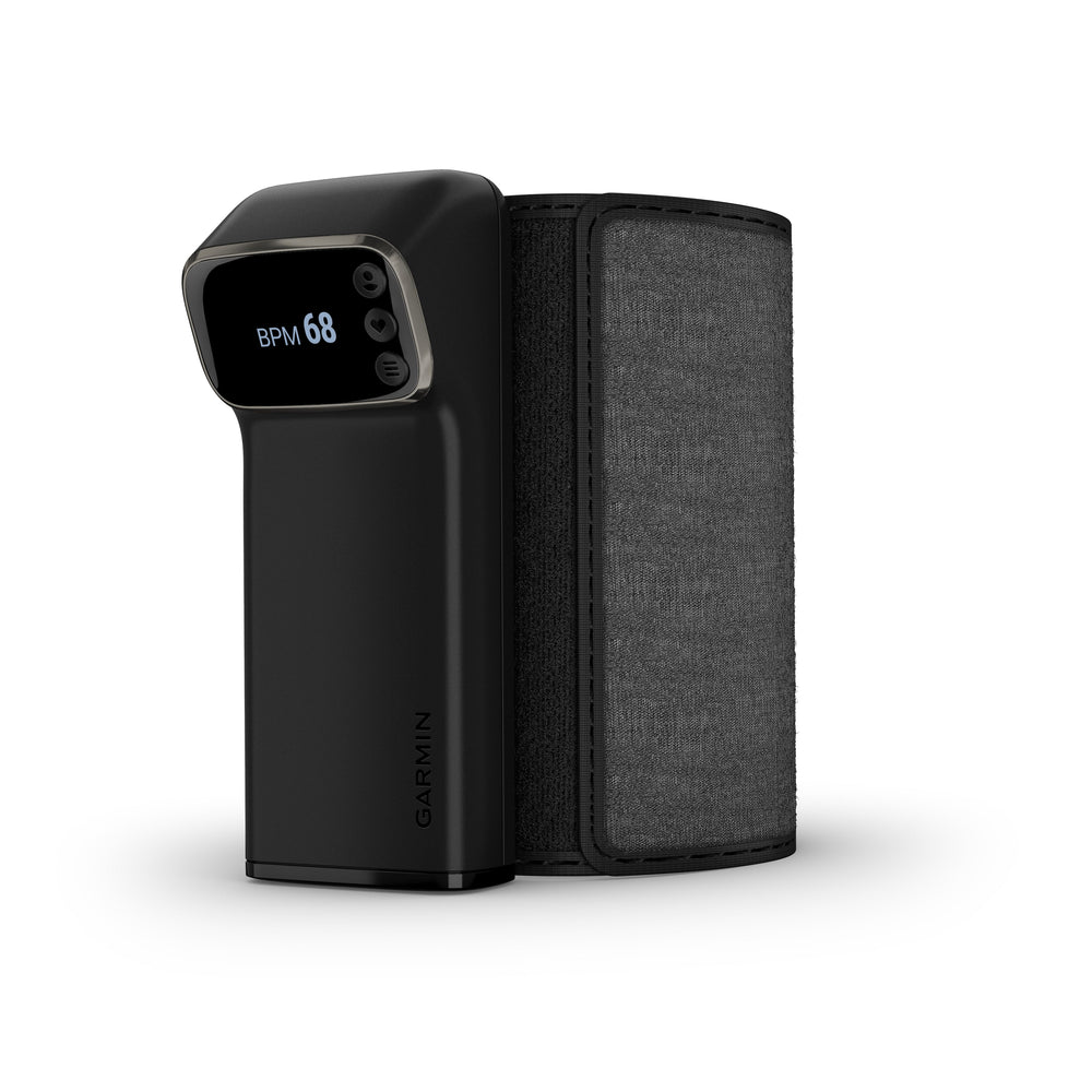 Side view of the Garmin Index Smart Blood Pressure Monitor