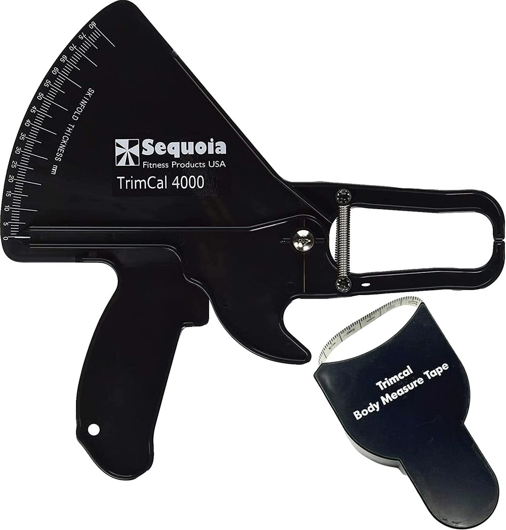 Sequoia Fitness Trimcal 4000 Fat Caliper & Body Tape Bundle Body Measurement Sequoia Black Caliper / Black Tape  