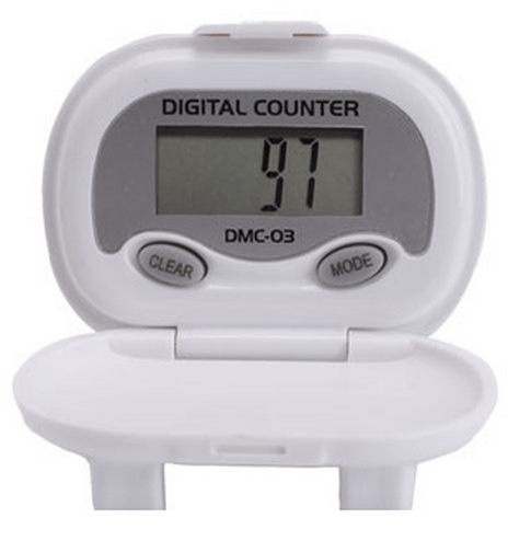 DMC03 Multi-Function Pedometer Pedometers PEDUSA White