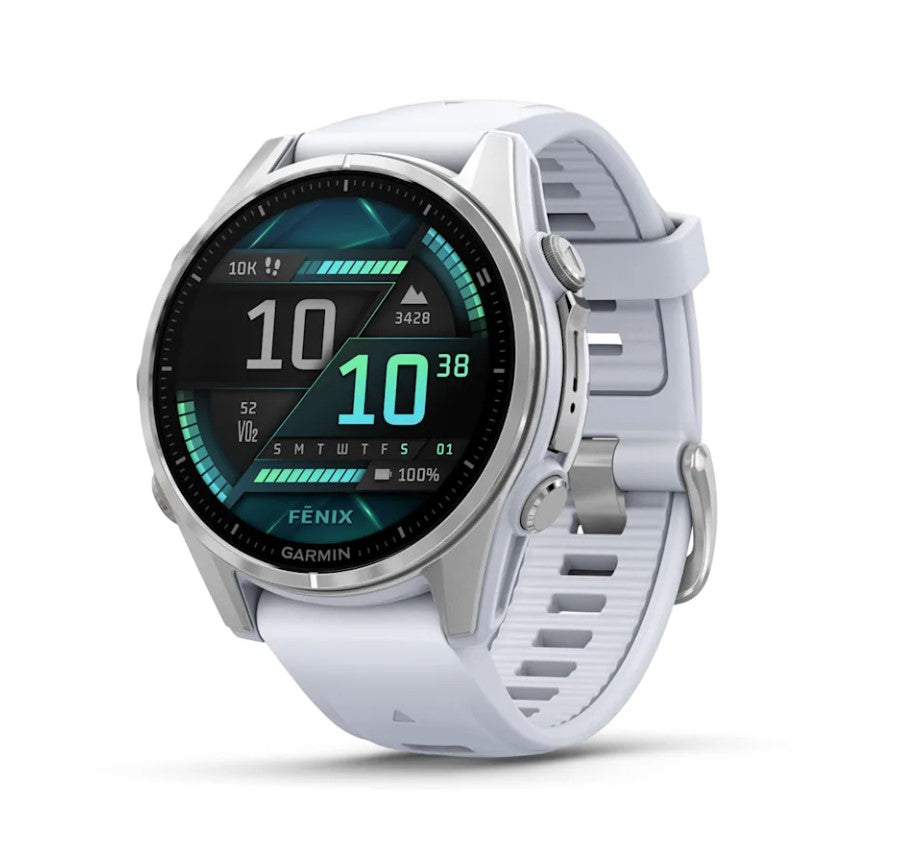 Garmin fenix 8 AMOLED Edition Outdoor GPS Watch in Whitestone 43 mm