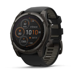 Garmin fenix 8 Sapphire Solar Edition Outdoor GPS Watch in 51 mm CARBON GRAY