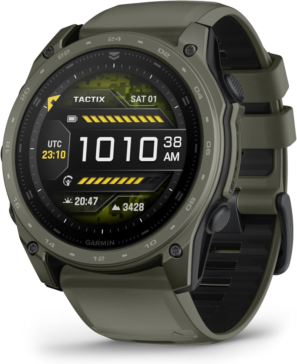 Garmin Tactix 8 Tactical GPS Smartwatch 51MM AMOLED Olive Cerakote