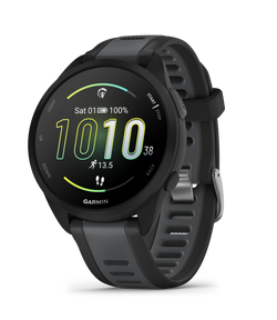 Garmin Forerunner 165 GPS Running Watch in Black/Slate Non-Music Edition