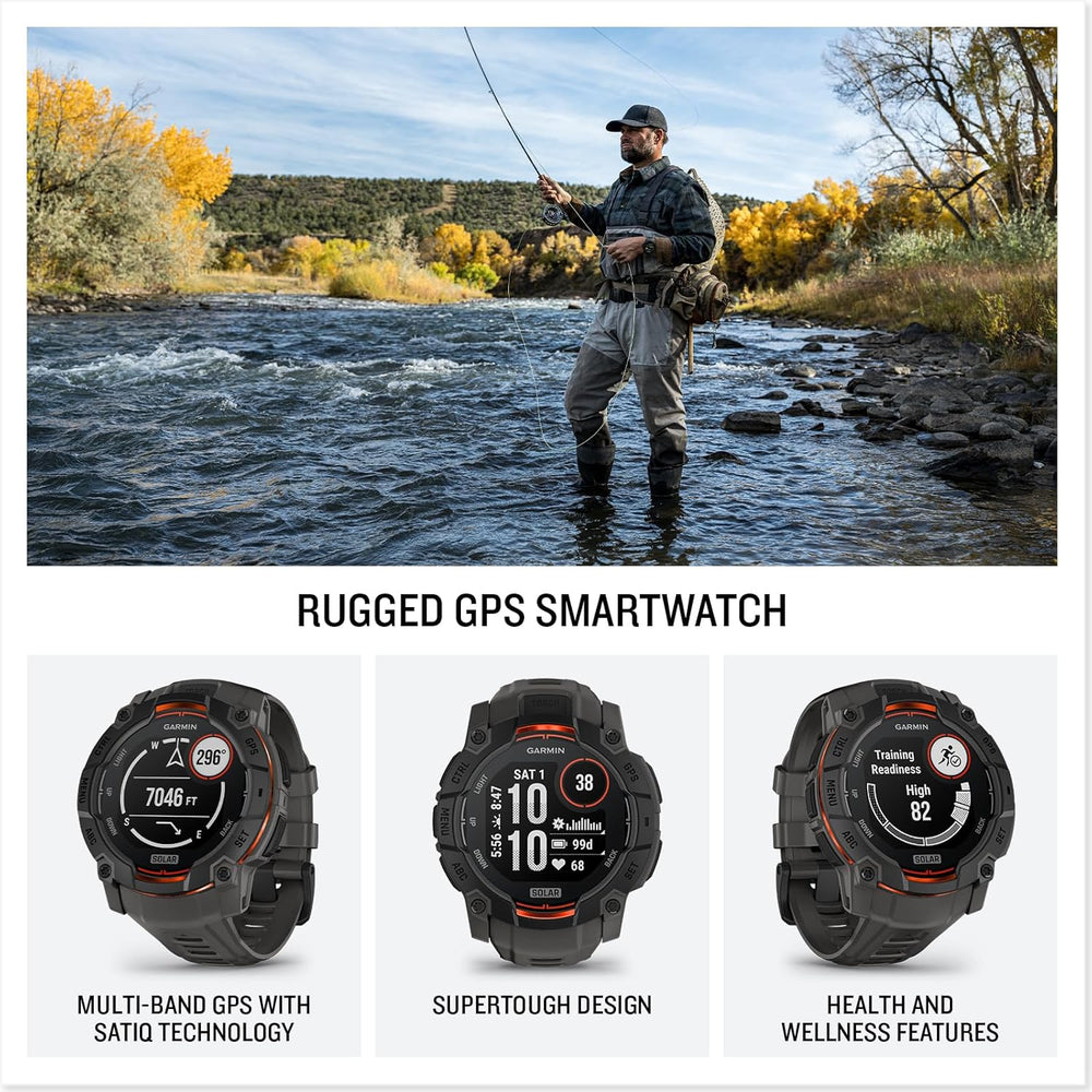 Garmin Instinct 3 Rugged GPS smartwatch