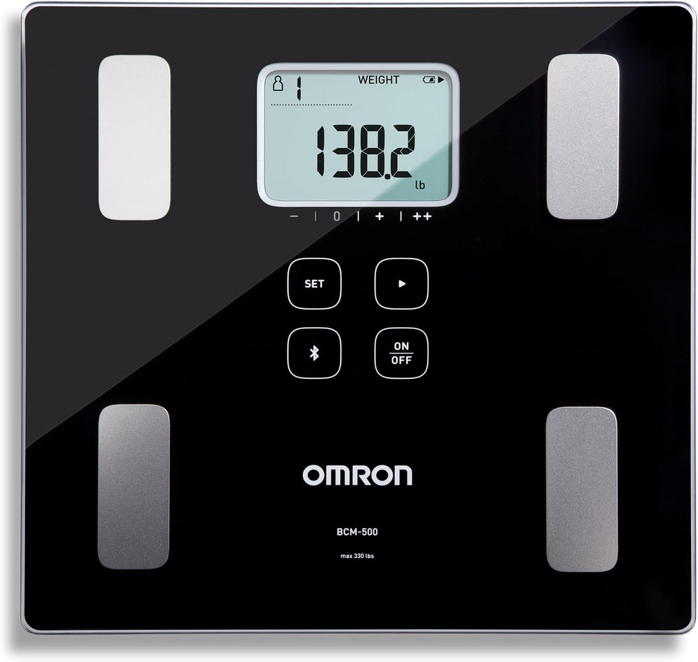 Omron BCM-500 Body Composition Monitor and Scale with Bluetooth Connectivity