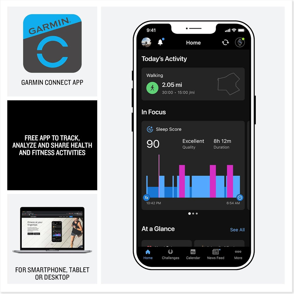 Garmin Instinct 3 infographic garmin app