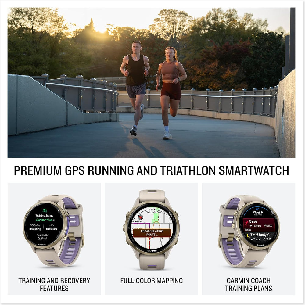 Garmin Forerunner 970 premium GPS running and triathlon smartwatch