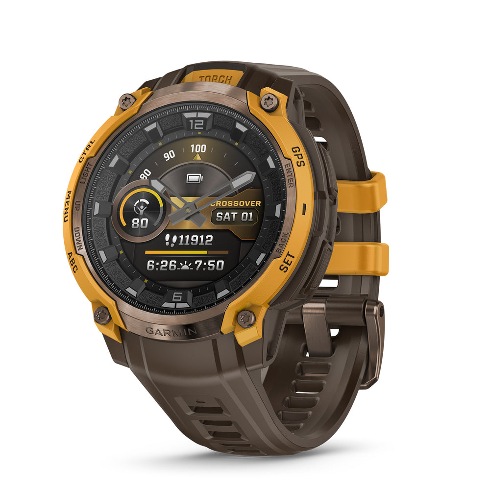 Garmin Instinct Crossover AMOLED Rugged Hybrid GPS Smartwatch