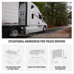 Garmin dezl DualView situational awareness for drivers