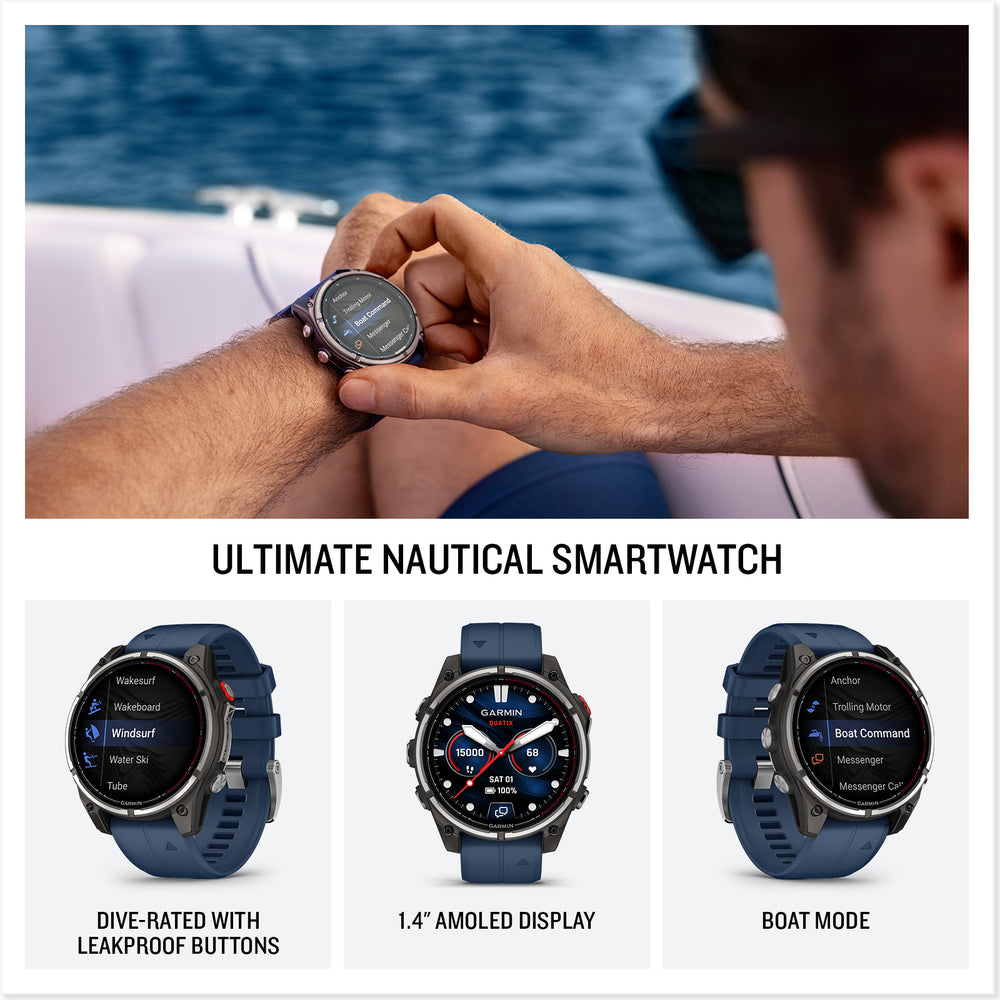 Garmin Quatix 8 Pro the ultimate nautical smartwatch