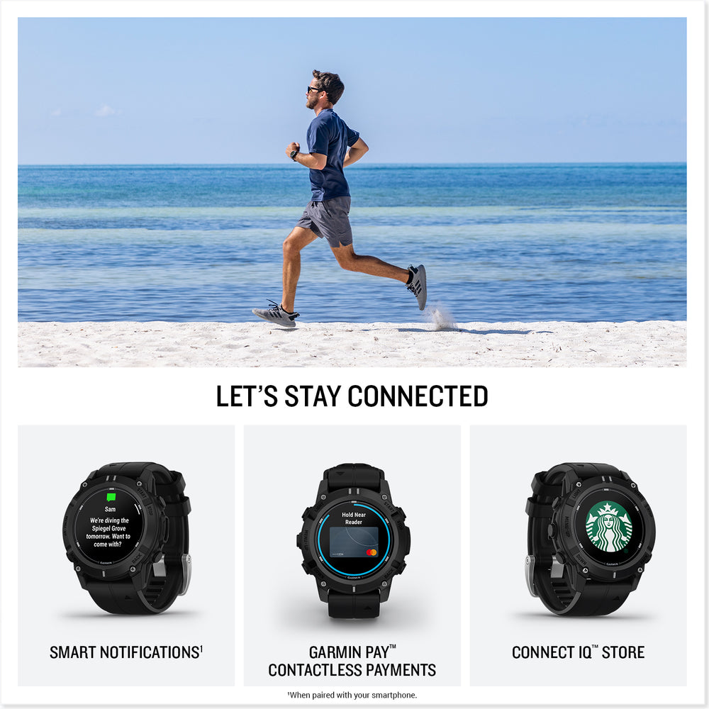 Garmin Descent G2 stay connected