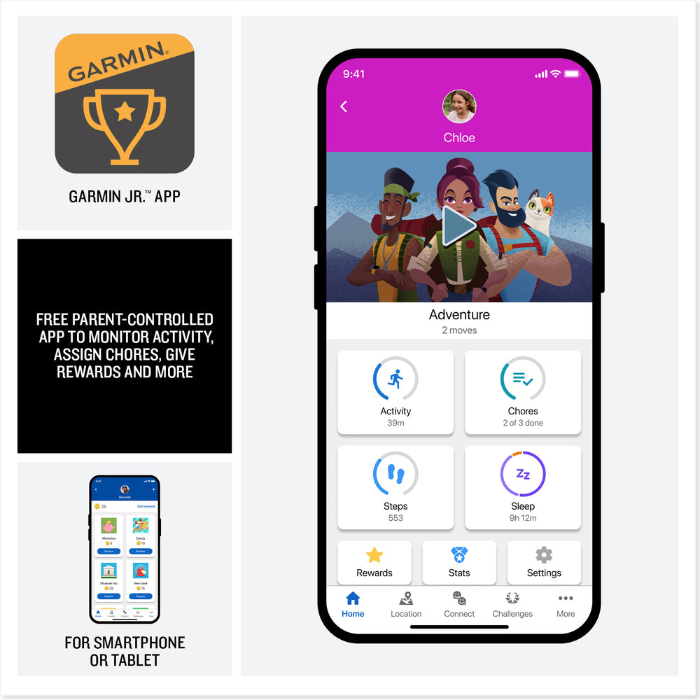 Garmin Bounce 2 garmin JR app