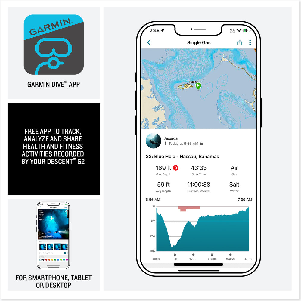 Garmin Descent G2 garmin app