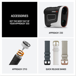 Garmin Approach S50 Infographic accessories