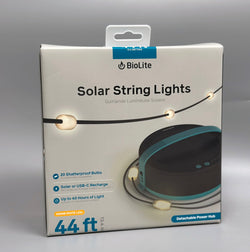 BioLite Luci Warm White String Lights 44' manufacture box