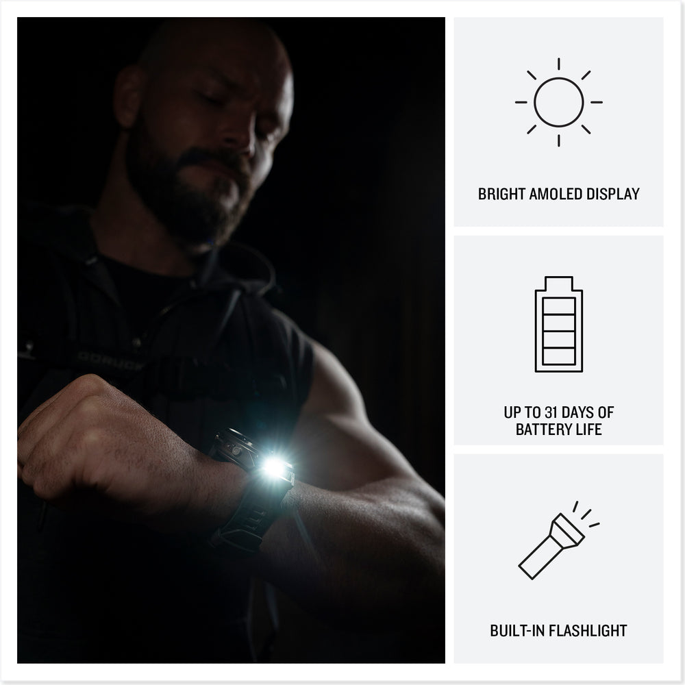 Garmin fenix 9 PRO bright AMOLED display