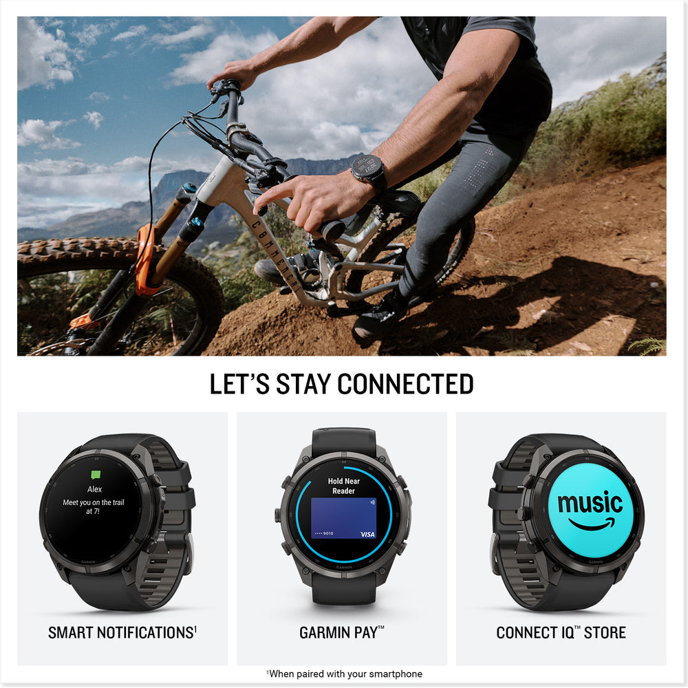 Garmin fenix 9 PRO stay connected