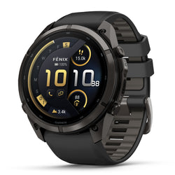Garmin fenix 9 PRO Carbon Gray DLC Titanium with Black/Pebble Gray in 47mm and 51mm 