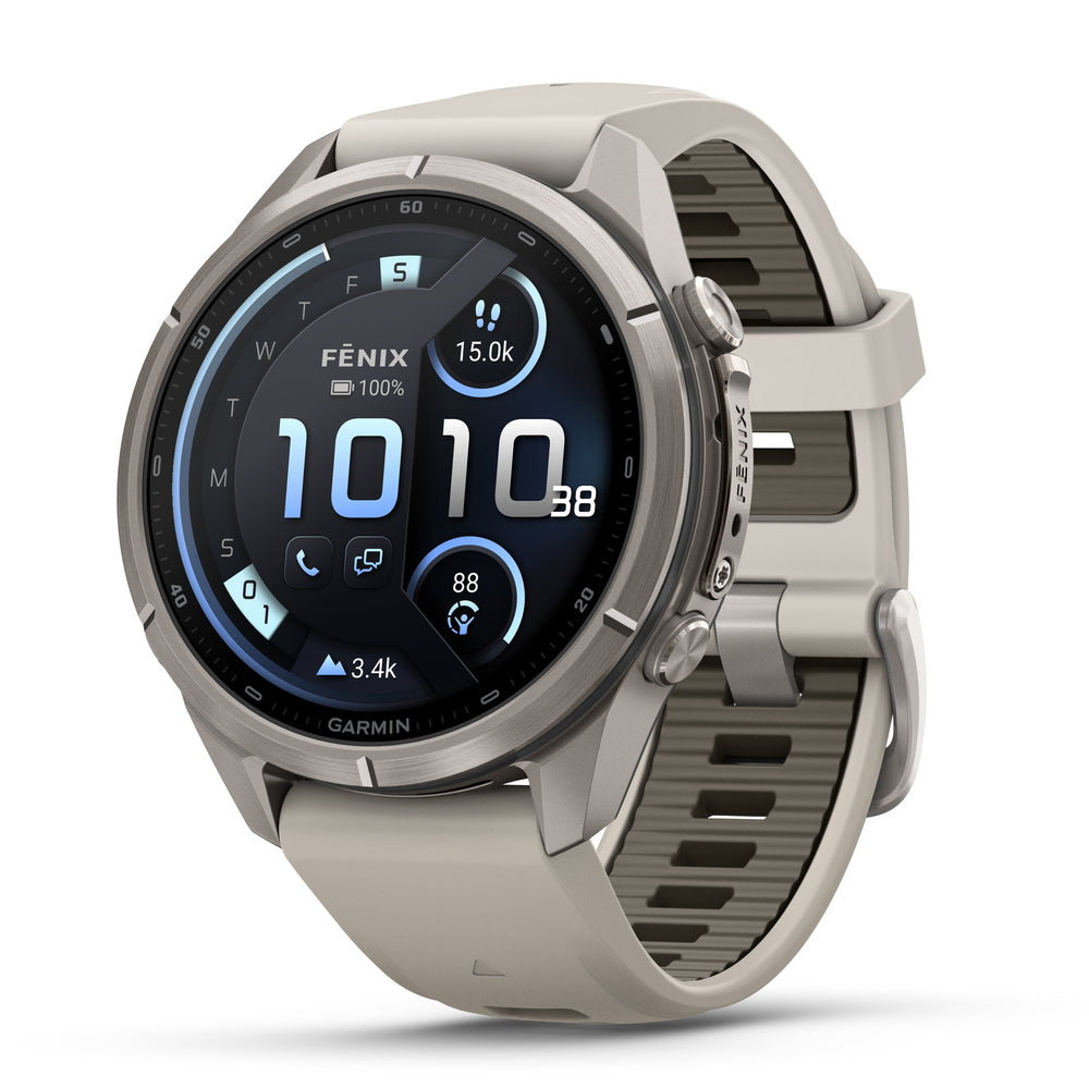 43mm Titanium with Fog Gray/Dark Sandstone