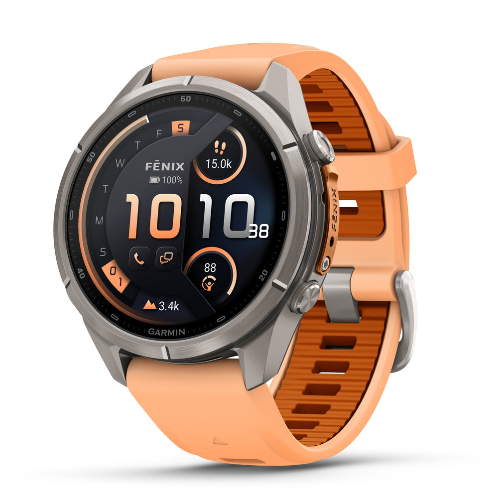 43mm Titanium with Shell Pink/Autumn Orange