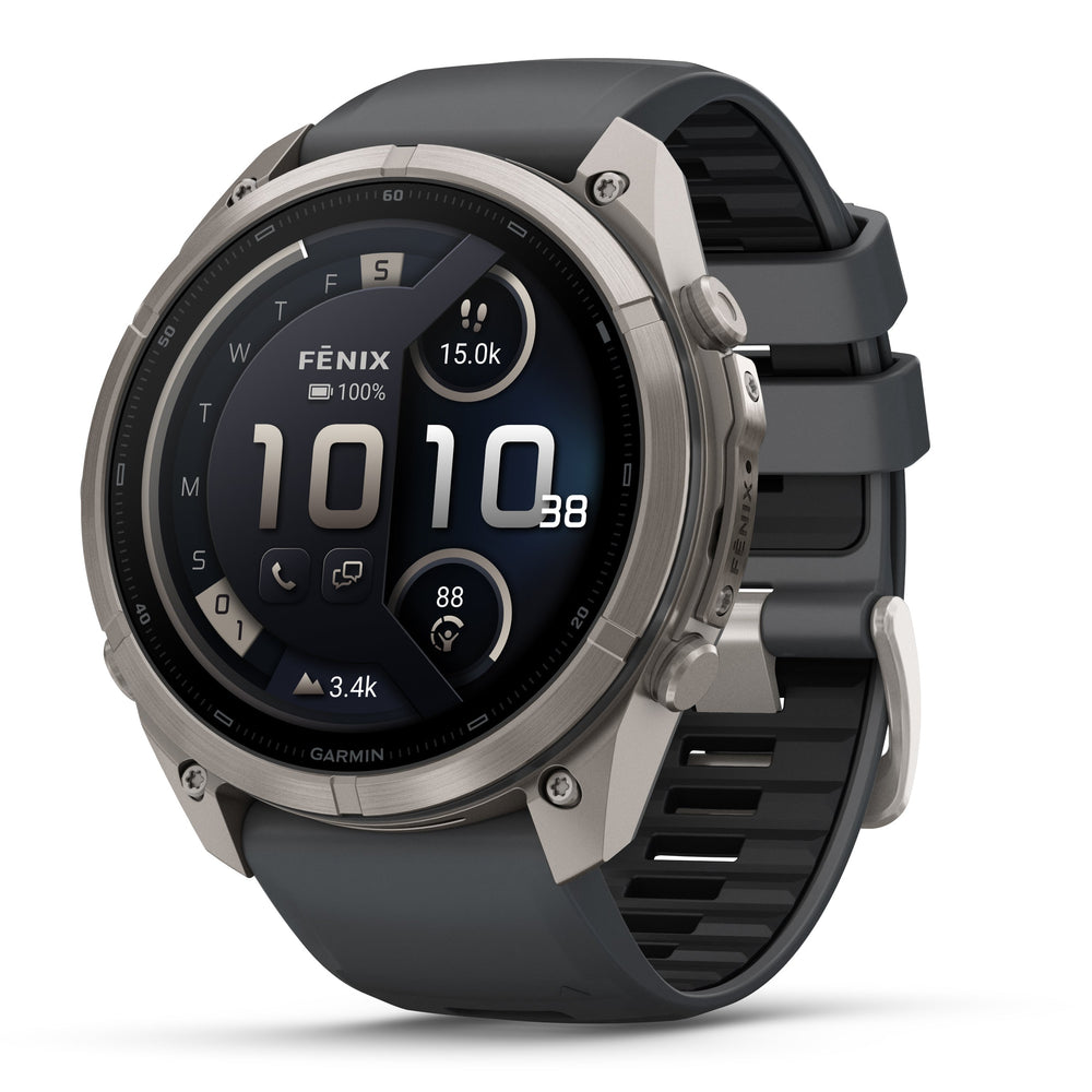 Garmin fenix 9 PRO Titanium with Graphite/Black in 47mm and 51mm 