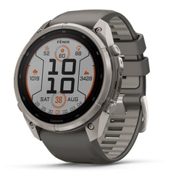 Garmin fenix 9 Titanium with Pebble Gray/Silver Gray (Solar) in 47mm and 51mm