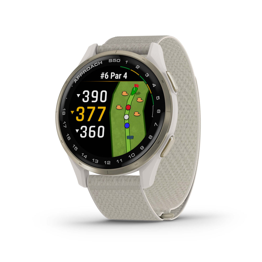 Garmin Approach S50 in Cream Gold