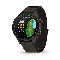 Garmin Approach S72 Advanced Golf Smartwatch in Carbon Gray/Heritage Bronze 43MM
