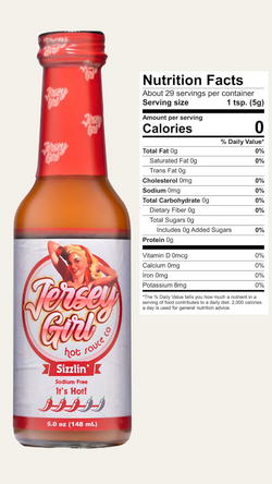 Jersey Girl Sizzlin Nutritional Info