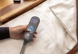 Thermophore Digital Moist Heat Therapy Pad close up of shoulder 