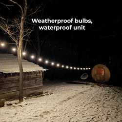 BioLite Luci Warm White String Lights 44' weatherproof
