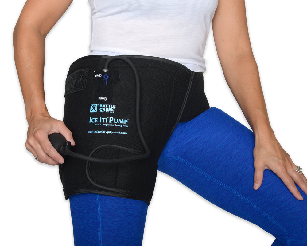 Battle Creek Ice It! Pump Cold & Compression Therapy Wrap Cold Therapy Thermophore Hip  