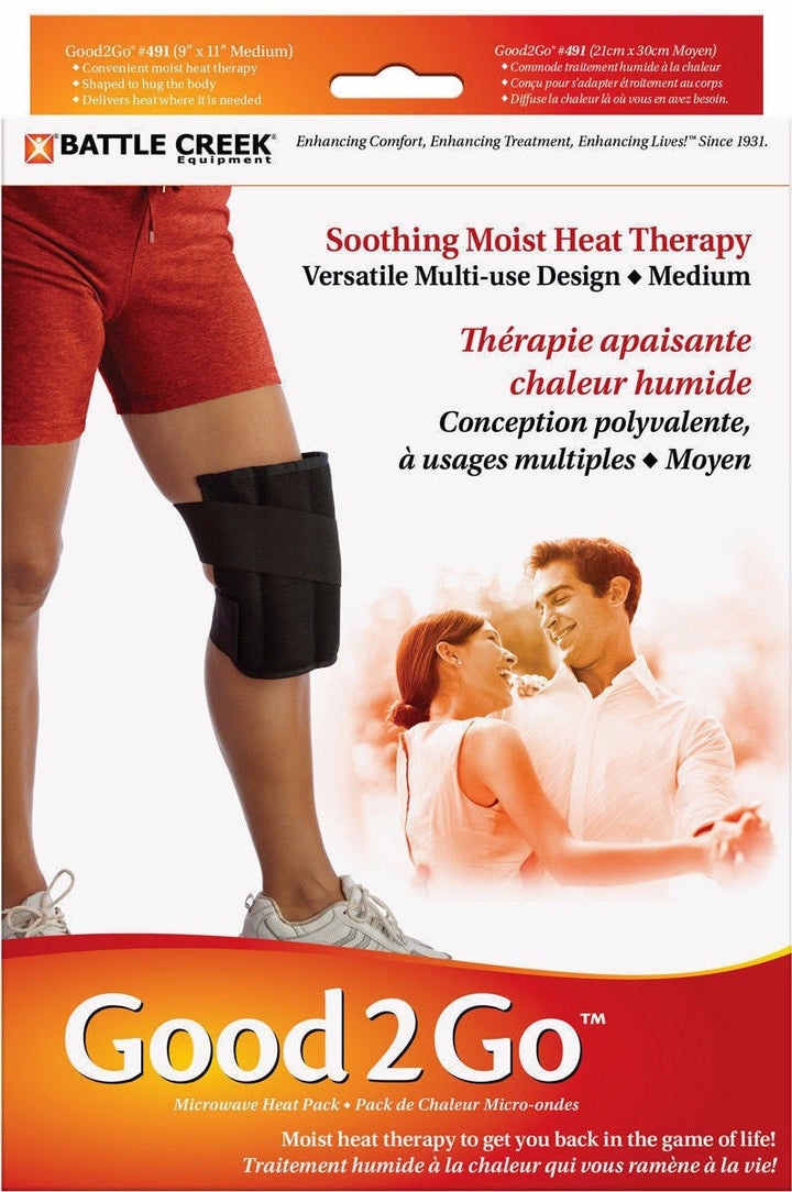 Battle Creek Heat Therapy Good2Go 491 Microwave Moist Heat Pack - Knee Medium 9 x 12