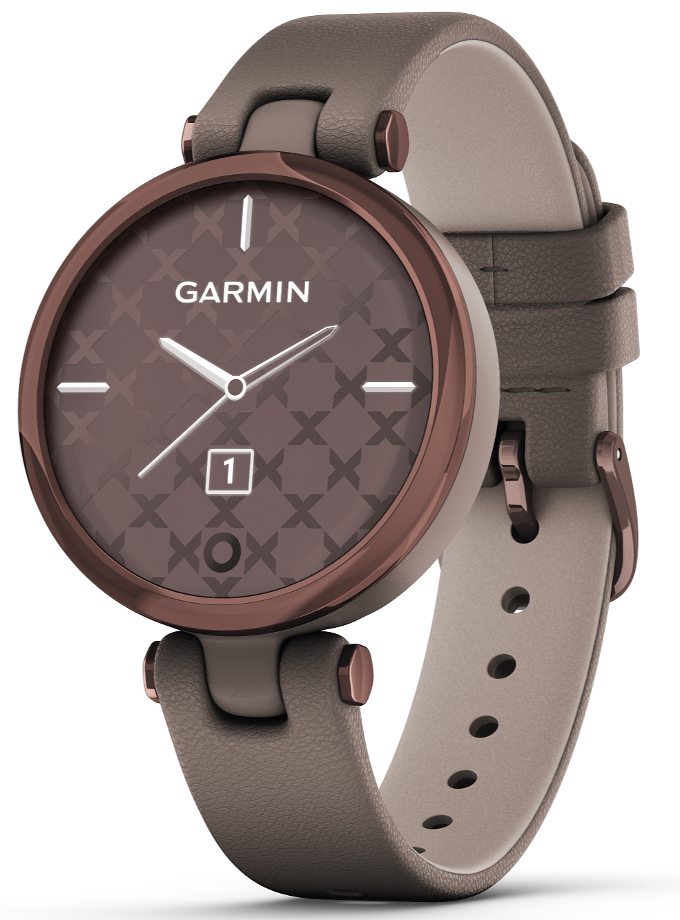 Garmin Lily Smartwatch with Activity Tracking Activity Monitors Garmin Dark Bronze Bezel with Paloma Case Classic 