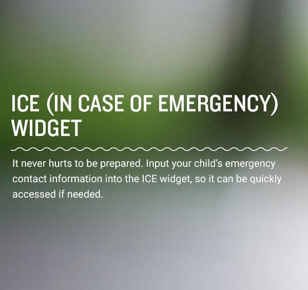 ICE (In Case of Emergency Widget)