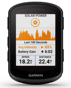 Front view of the Garmin Edge 840 GPS Cycling Computer Solar Edition  