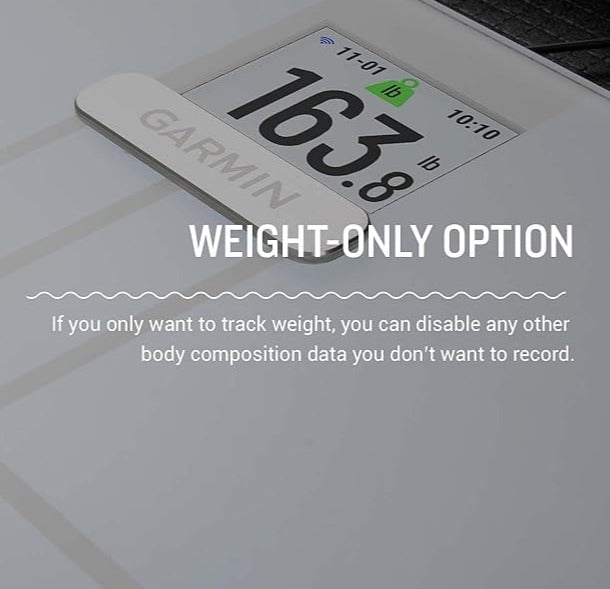Garmin Scales Garmin Index S2 Smart Scale Measures Fat / Muscle / Bone Mass