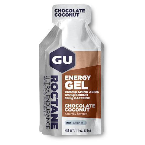 GU Roctane Ultra Endurance Energy Gel 24 ct Sports Nutrition GU Chocolate Coconut  
