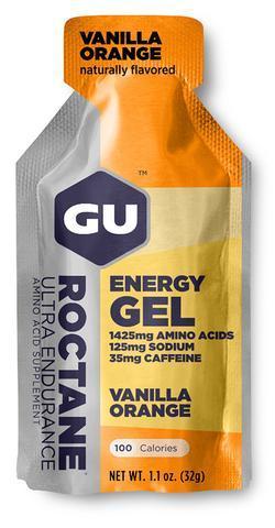 GU Roctane Ultra Endurance Energy Gel 24 ct Sports Nutrition GU Vanilla Orange  