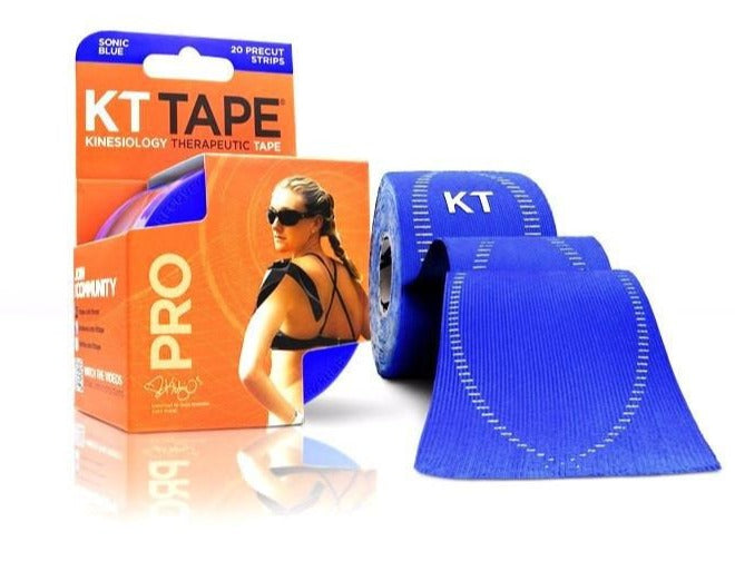 KT Tape Pro Synthetic (Pre-cut 20 strips) Sports Therapy KT Tape Sonic Blue  
