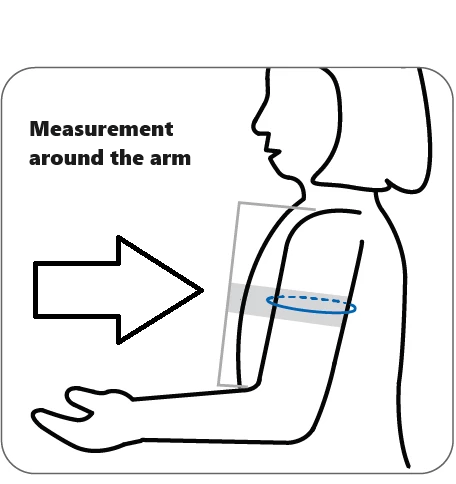 Omron Automatic Blood Pressure Omron HEM-FL31-B Easy-Wrap ComFit Cuff 9″ to 17″